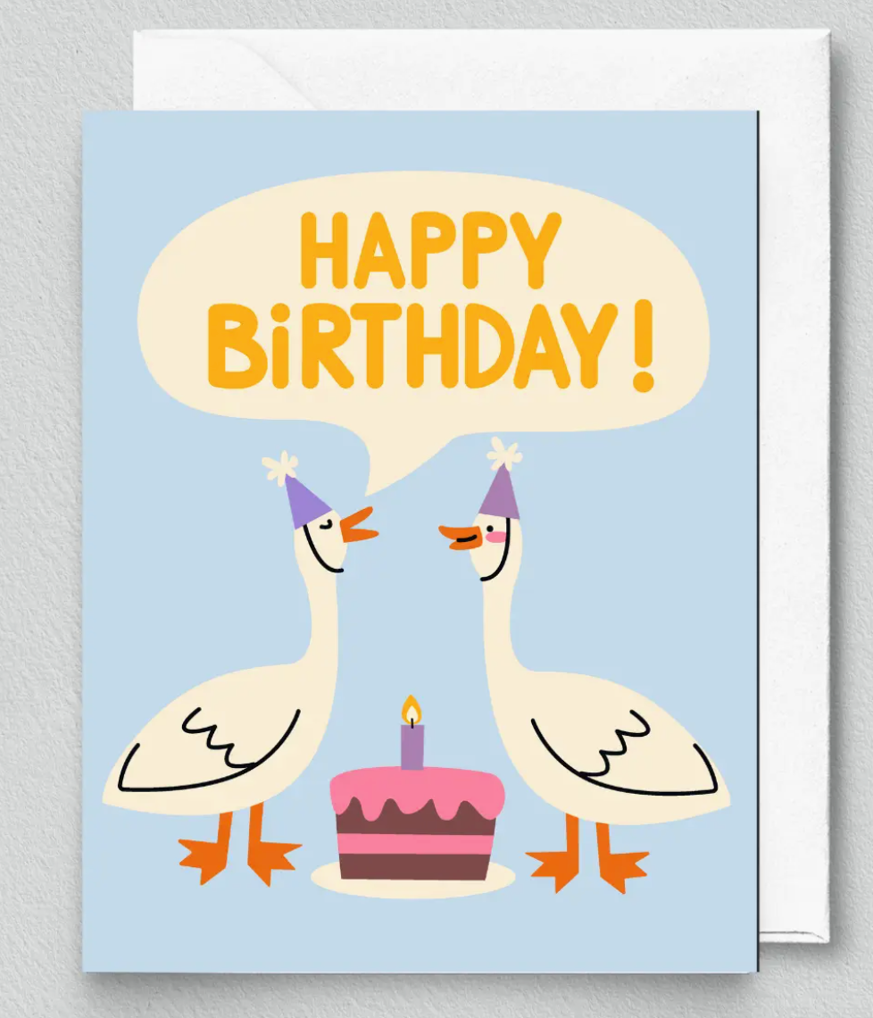 Happy Birthday Goose Card