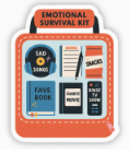 Emotional Survival Kit Sticker