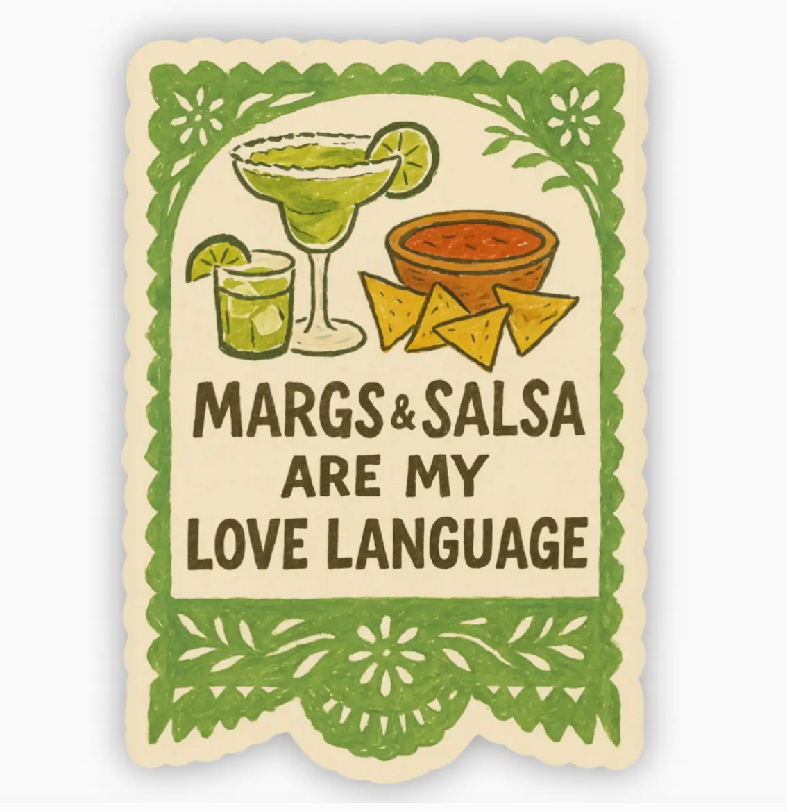 Tex-Mex Love Sticker