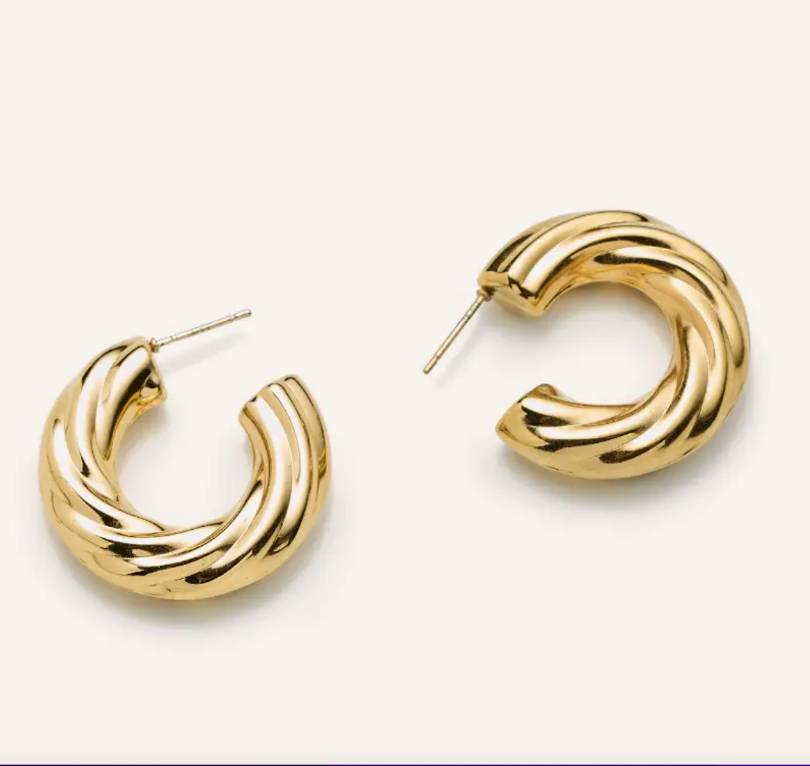 Chunky Twist Hoops