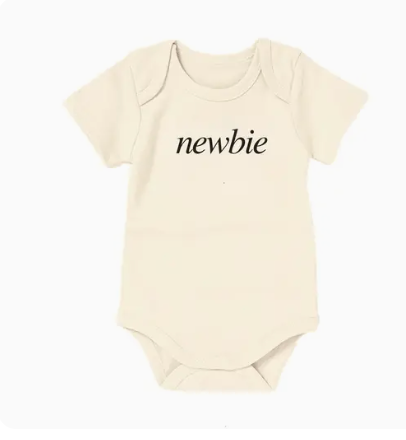 Newbie Organic Cotton Baby Onesie