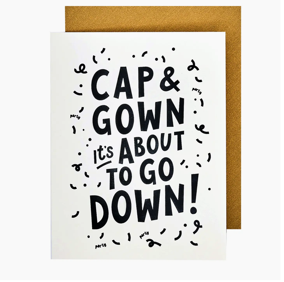 Cap & Gown Graduation Card