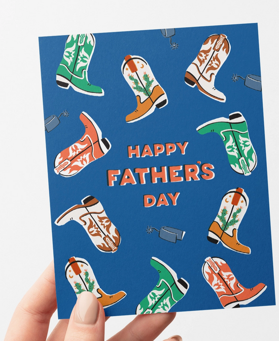 Boots Father's Day Greeting Card