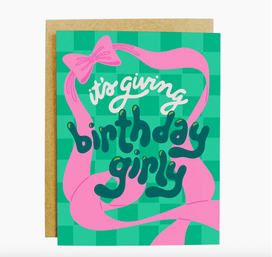 Birthday Girly Card