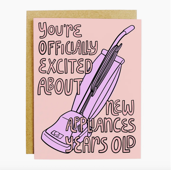 New Appliances Birthday Card