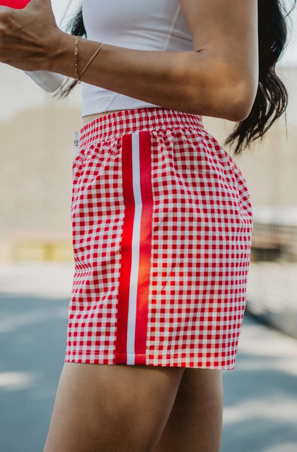 Game Day Gingham Shorts