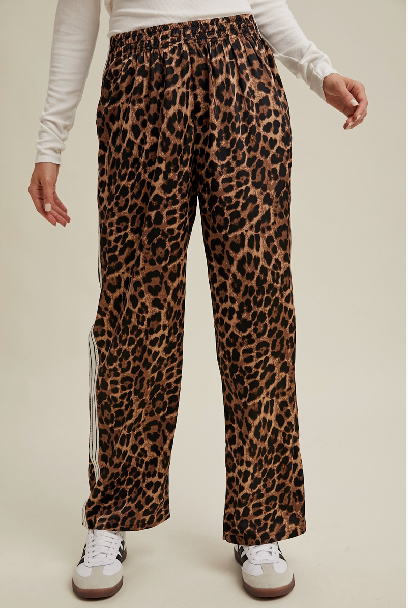 The Parker Leopard Silk Pant
