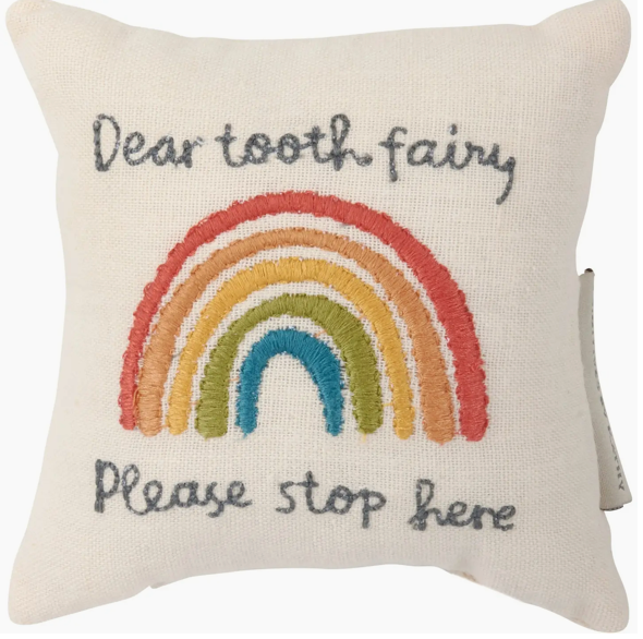 Rainbow Tooth Fairy Pillow