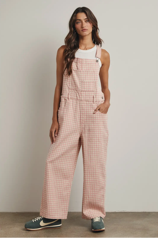 The Giddy Gingham Overalls