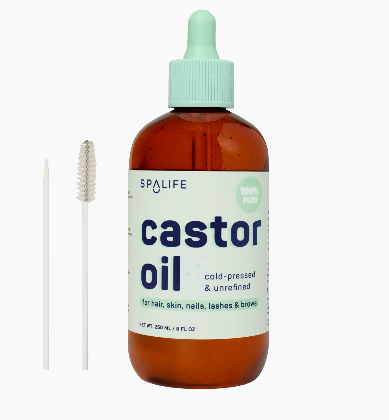 Castor Oil For Hair Skin Lashes