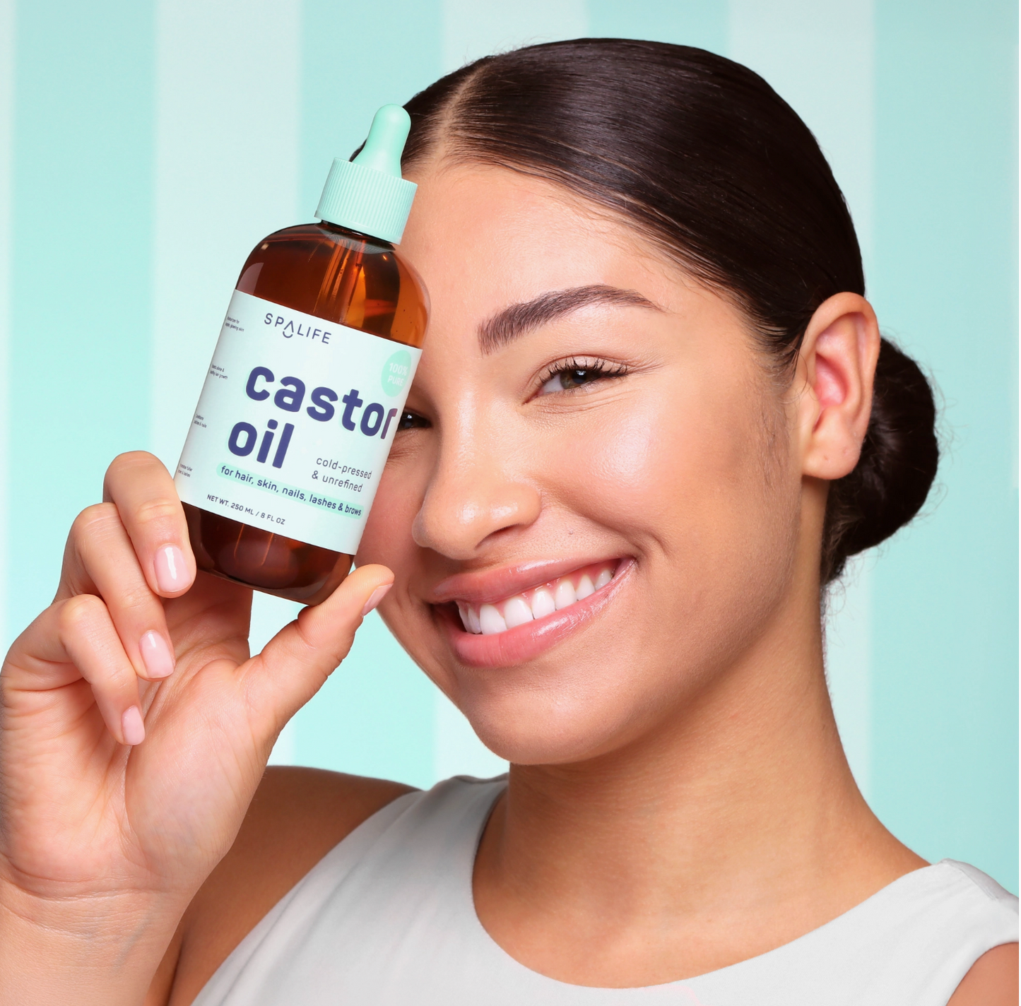 Castor Oil For Hair Skin Lashes