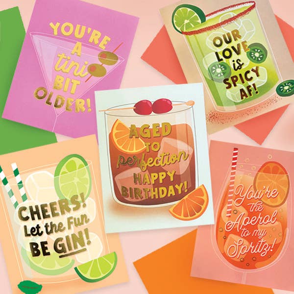 Let the Fun Be GIN! Congrats Card