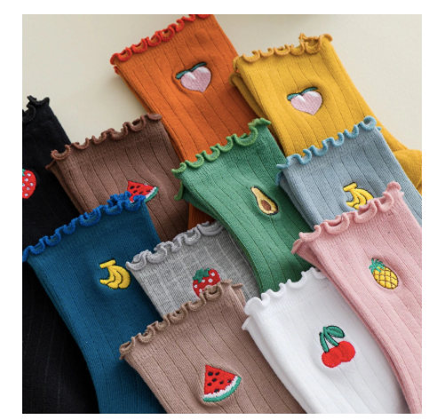 Load image into Gallery viewer, Fruit Friends Socks
