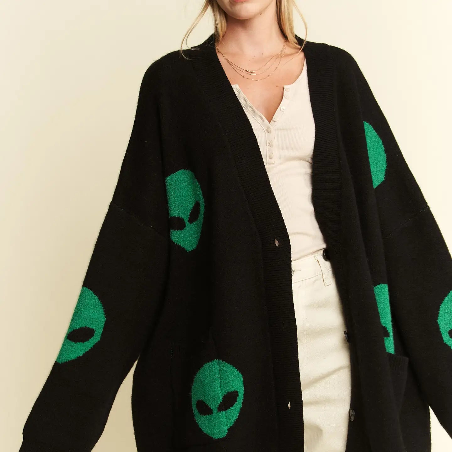 Out of This World Alien Cardigan