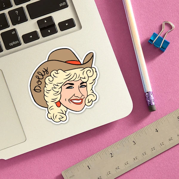 Dolly Cowgirl Sticker