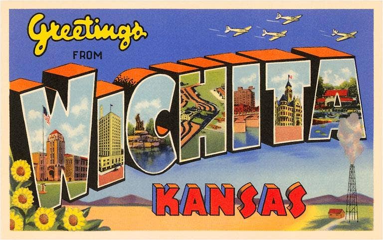 Greetings from Wichita Air Capital Magnet