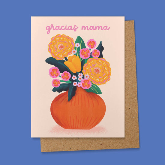 Gracias Mama Floral Card