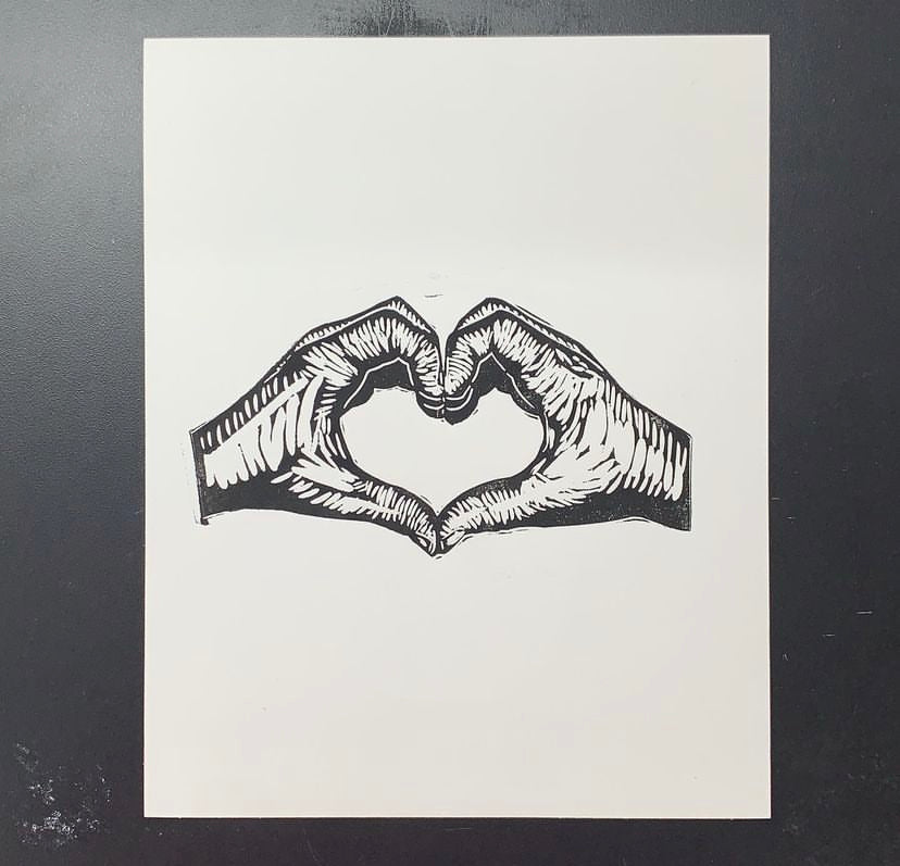 Love Hands Print