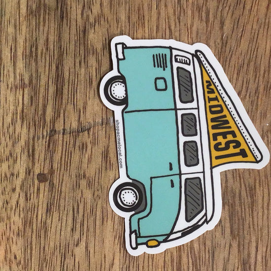 Load image into Gallery viewer, Midwest VW Camper Sticker
