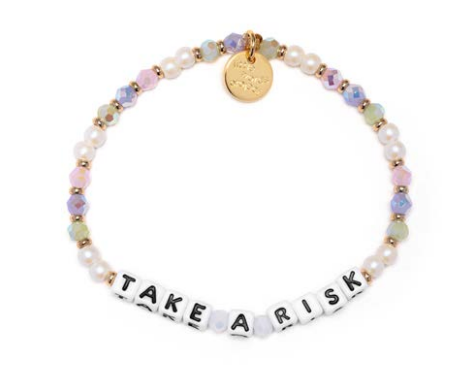Take A Risk Little Words Bracelet