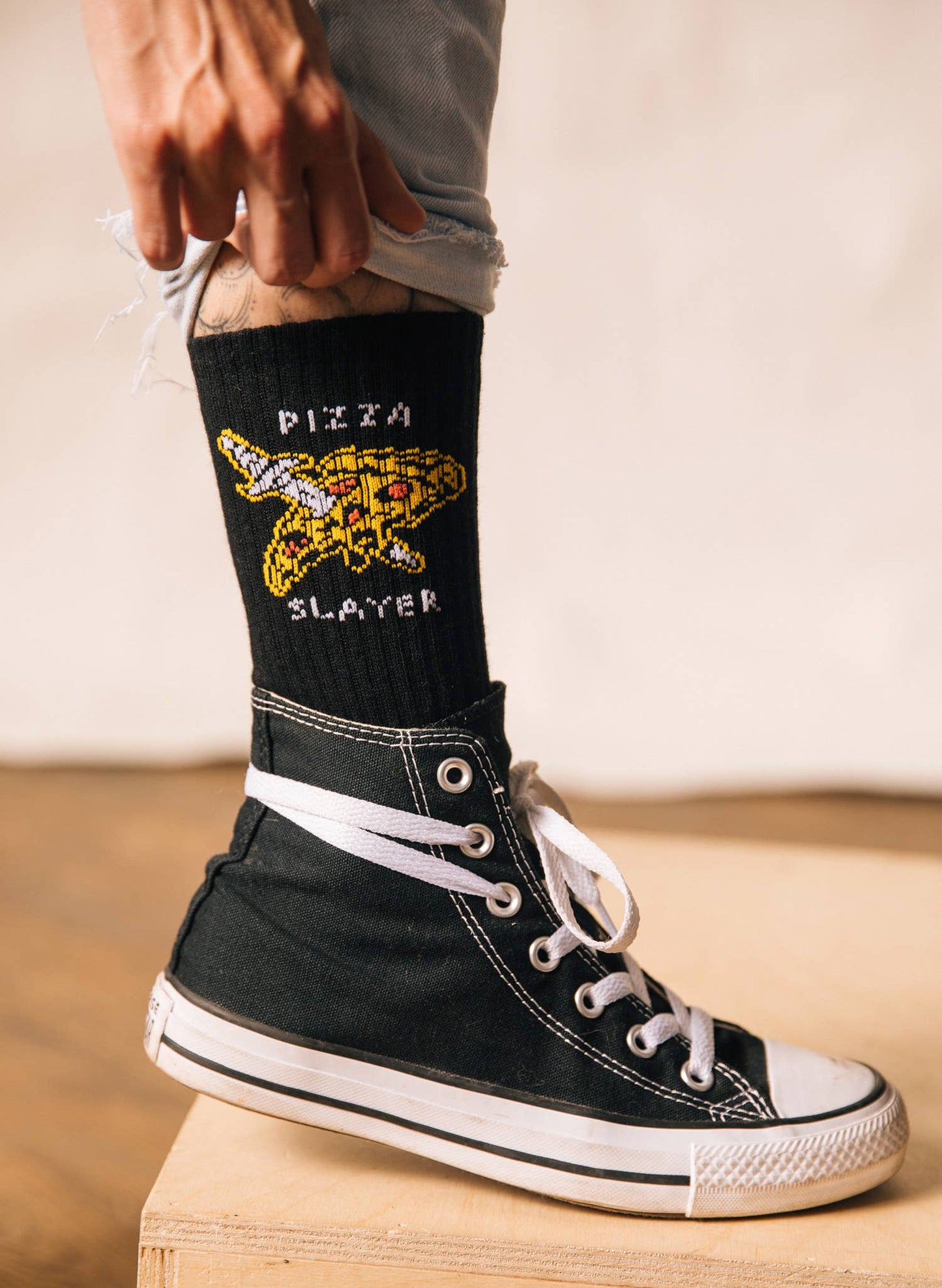 Pizza Slayer Socks