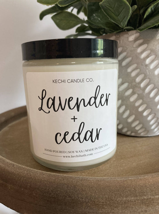 Load image into Gallery viewer, Lavender &amp;amp; Cedar | Handpoured Soy Wax Candle
