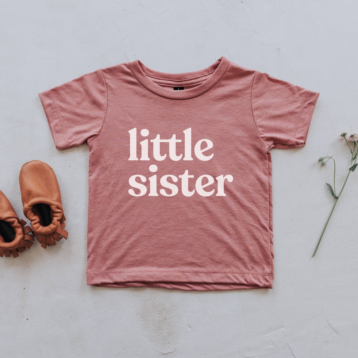 Load image into Gallery viewer, Mauve Little Sister Kids Tee
