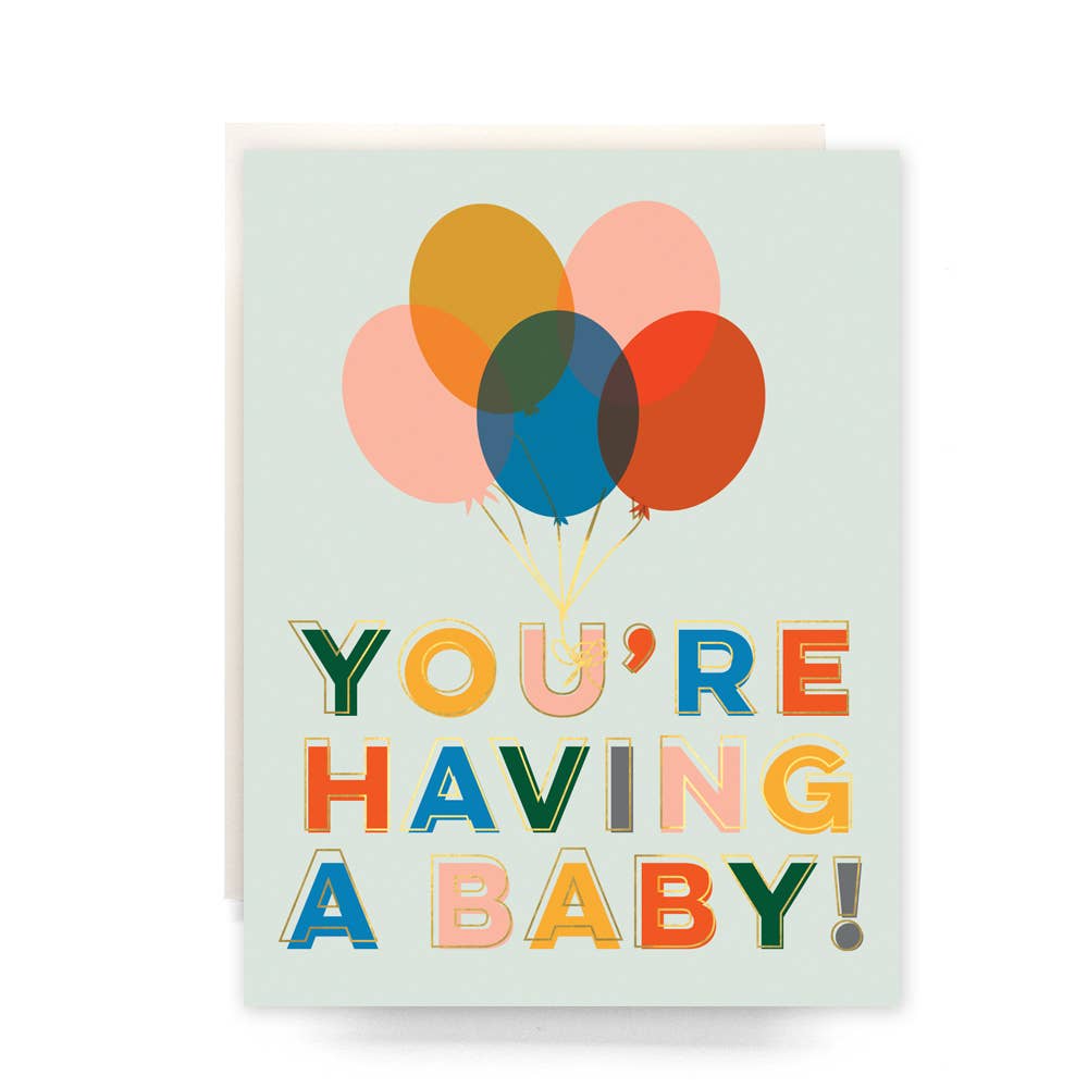 Load image into Gallery viewer, Balloons Baby Card
