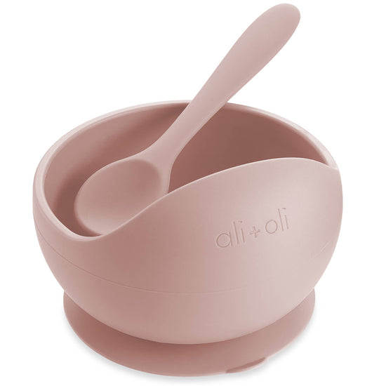Silicone Suction Bowl & Spoon Set