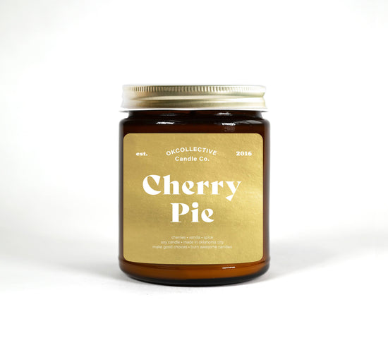 Load image into Gallery viewer, Cherry Pie Holiday Soy Candle - 8oz
