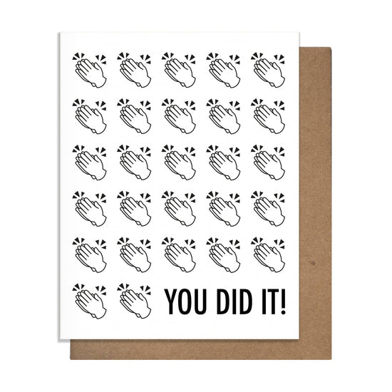 Hand Clap Congratulations Card