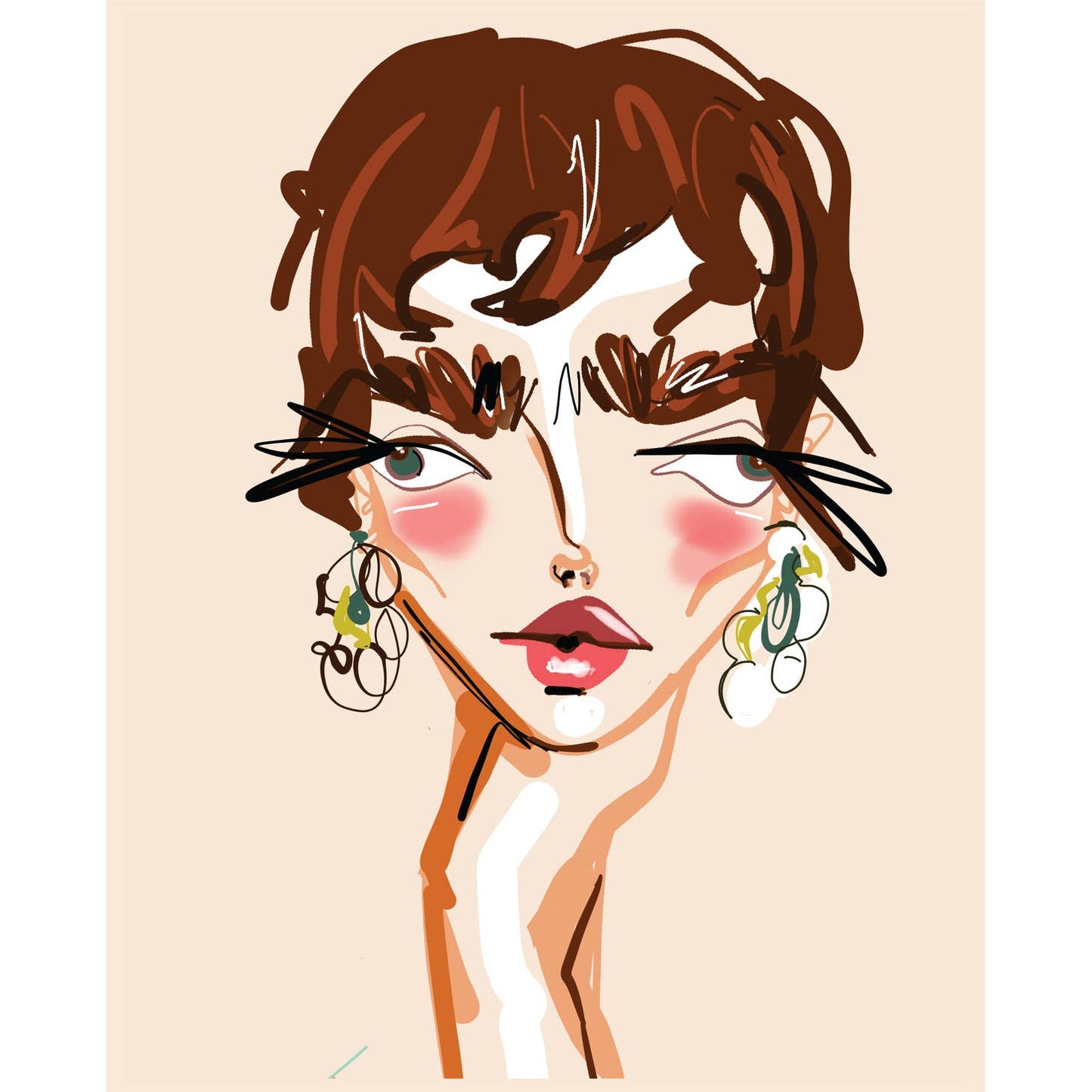 Load image into Gallery viewer, Bonita Face Art Print
