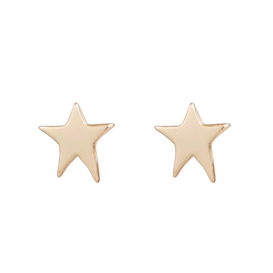 Gold Superstar Studs