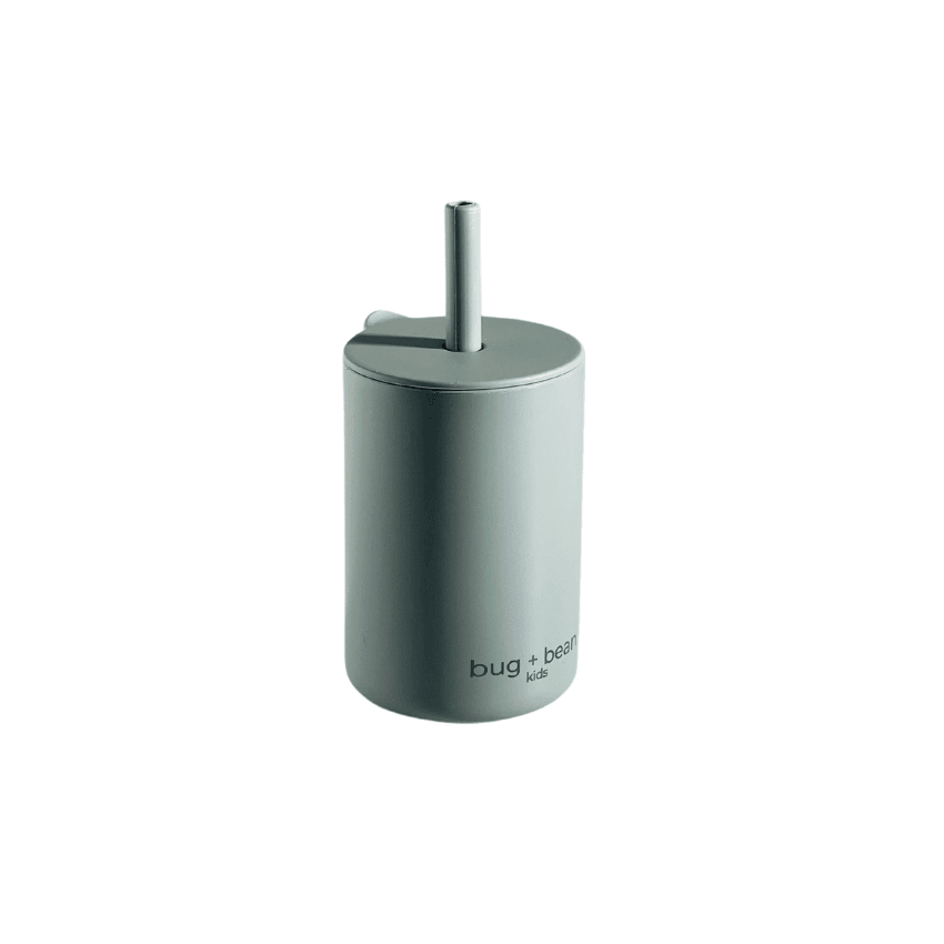 Load image into Gallery viewer, Silicone Cup with Lid + Straw, Cloud
