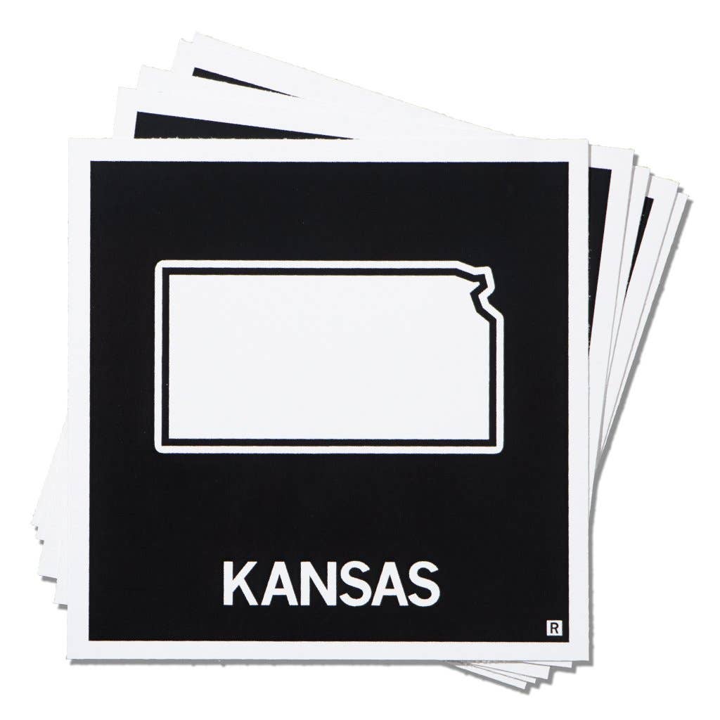Load image into Gallery viewer, Kansas Outline Sticker
