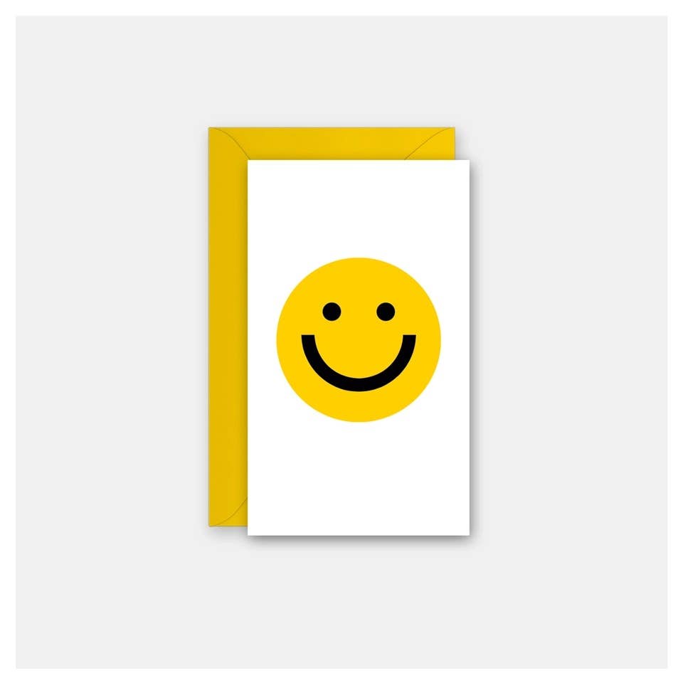 Happy Face Gift Enclosure Card