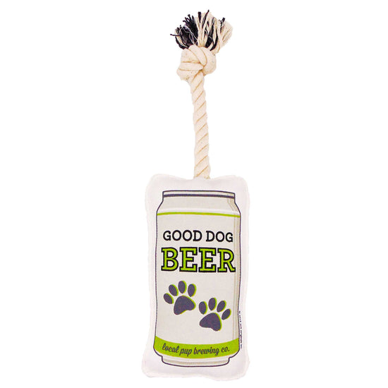 Rope Dog Toy | Can of Beer