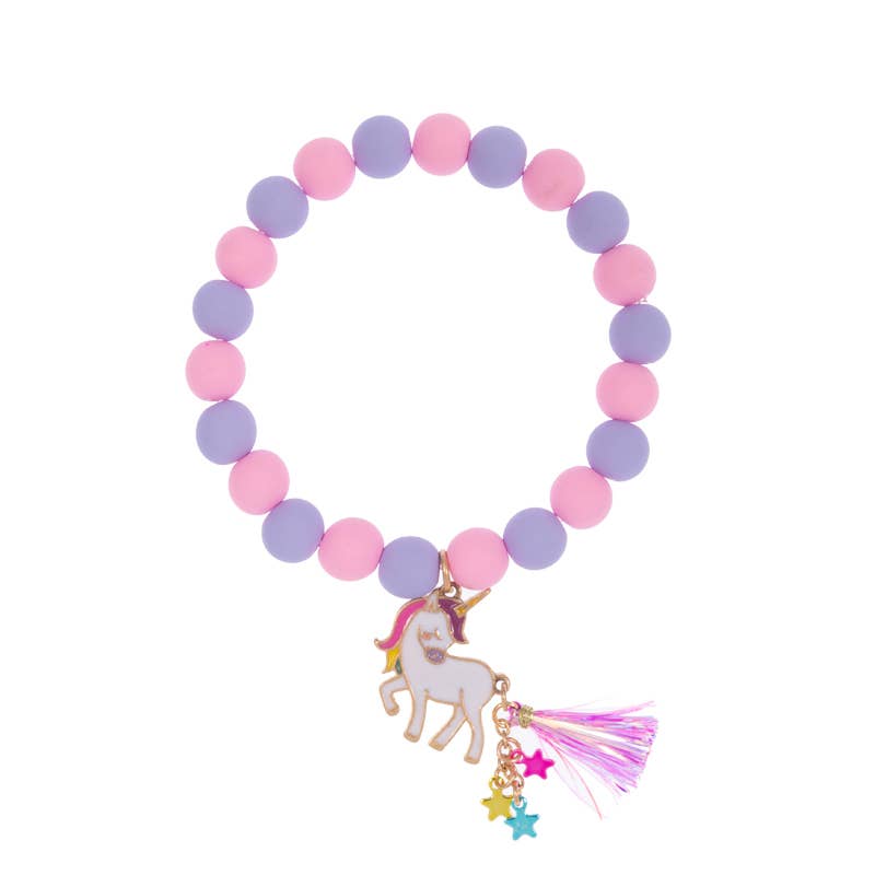 Load image into Gallery viewer, Kids Magical Unicorn Tassel Bracelet
