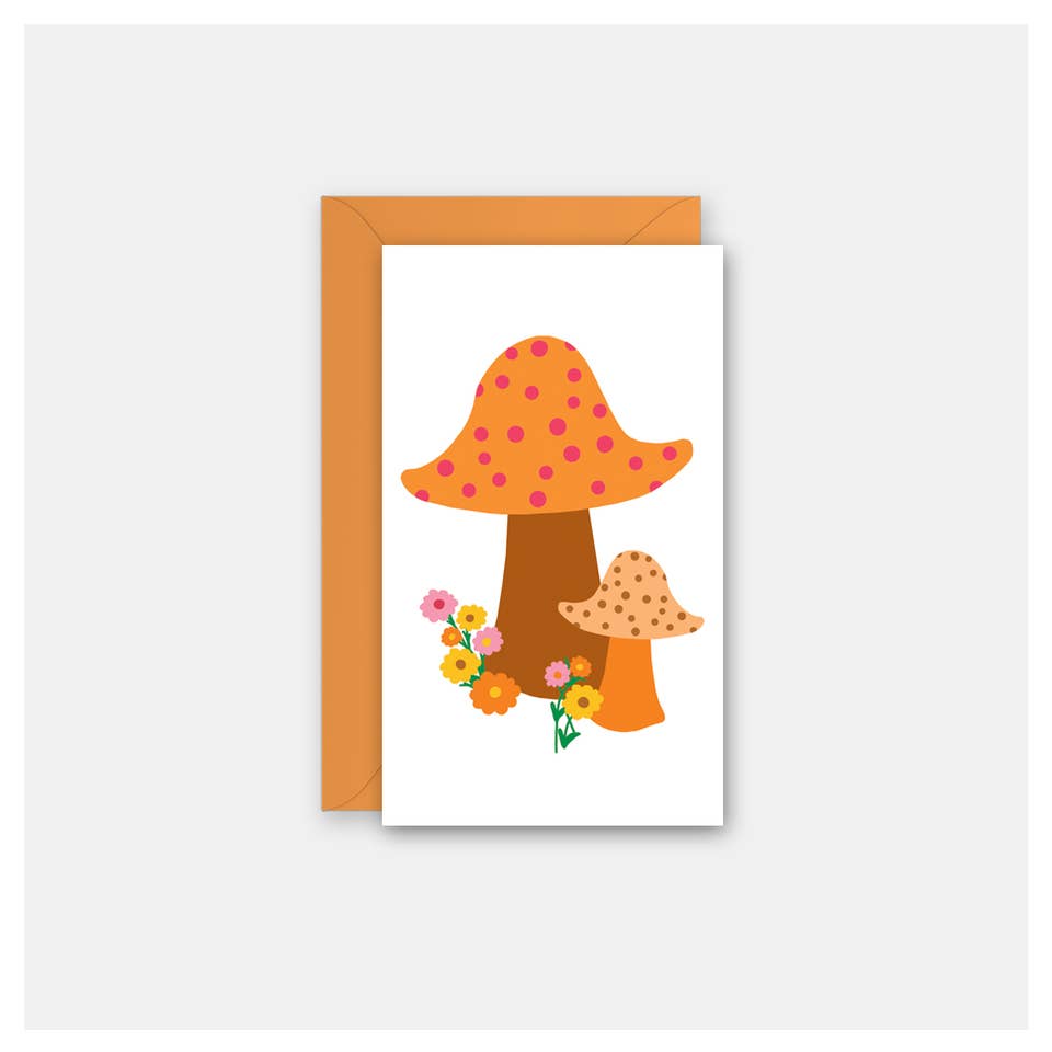 Wild Mushrooms Gift Enclosure Card