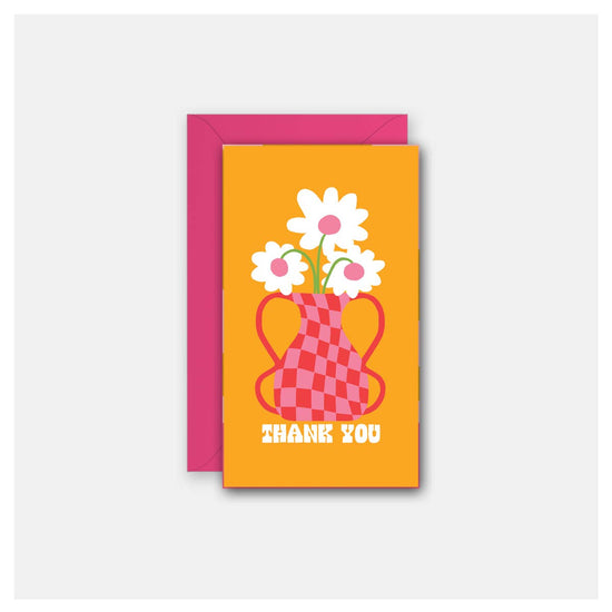 Thank You Vase Gift Enclosure Card