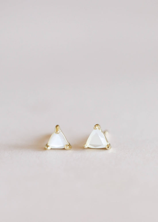 Mother of Pearl Mini Energy Earrings