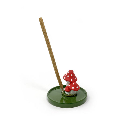 Load image into Gallery viewer, Amanita Mushroom Incense Trinket Tray
