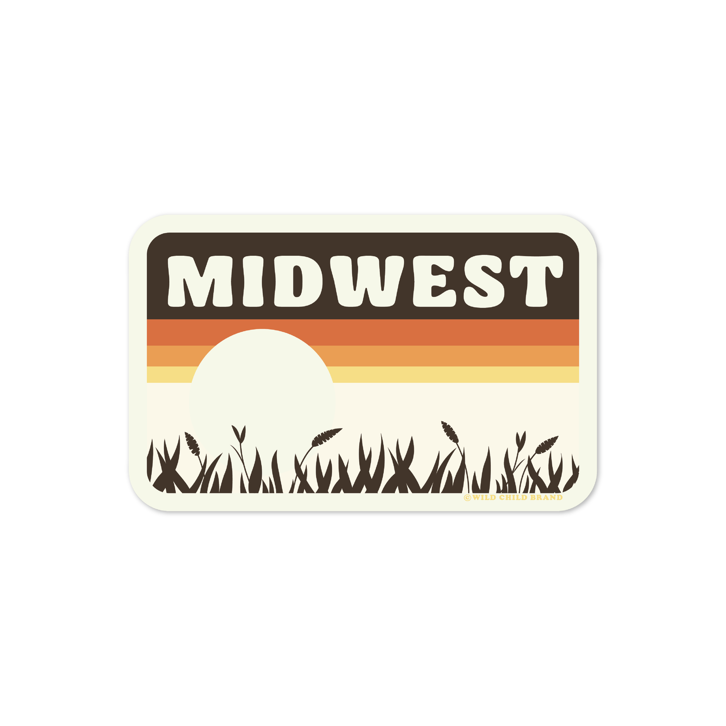 Midwest Sunset Sticker
