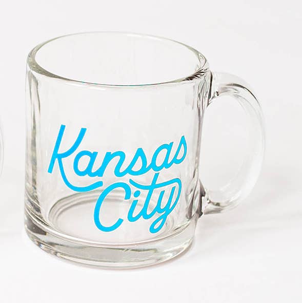 Load image into Gallery viewer, Kansas City Script Mug Blue
