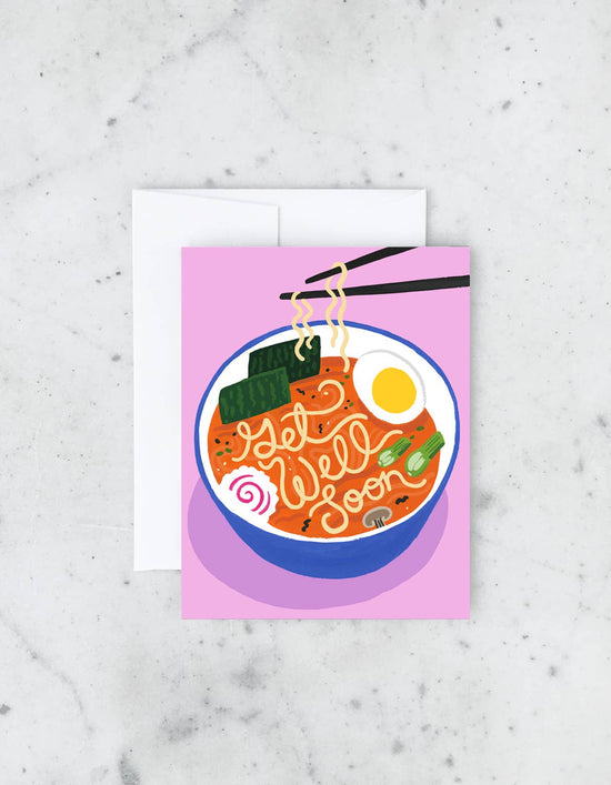 Load image into Gallery viewer, Get Well Soon Ramen Card
