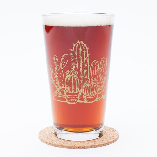 Load image into Gallery viewer, Cactus Pint Glass
