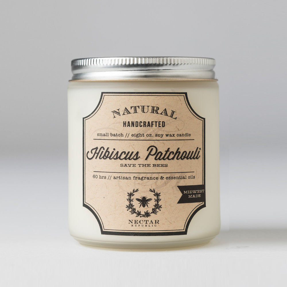 Hibiscus + Patchouli Candle