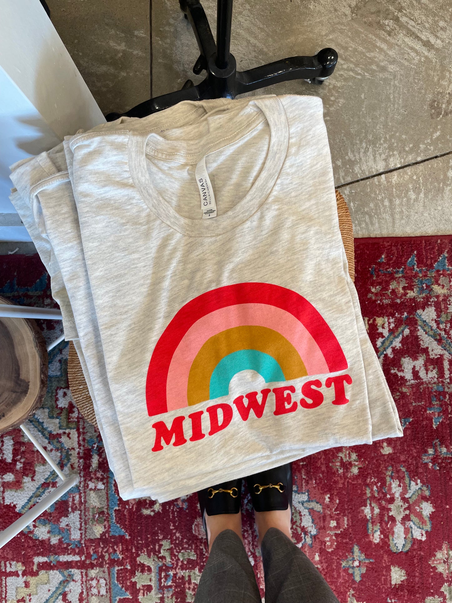 Load image into Gallery viewer, Rainbow Midwest Tee
