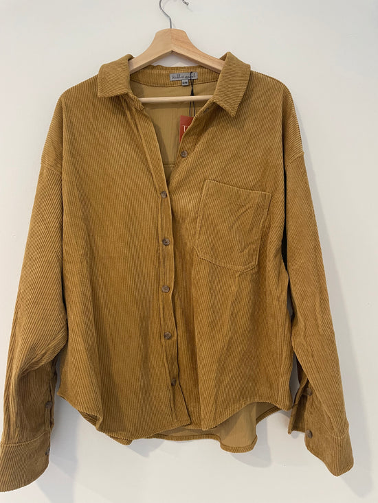 One Corduroy Pocket Shacket