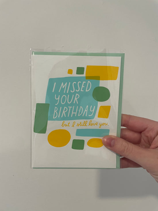 Load image into Gallery viewer, Missed Your Birthday Card
